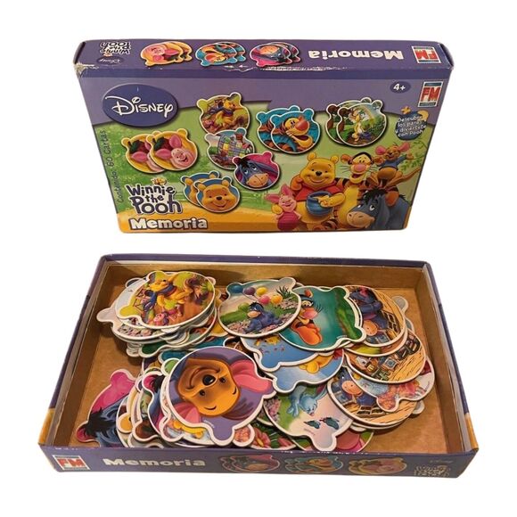 Disney Winnie The Pooh Memoria Game Fotorama De Mexico Vintage Y2K - Picture 2 of 3